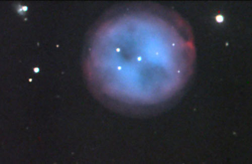 LRGB vrikuva Messier 97:st