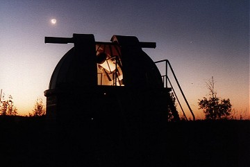 Nyrl Observatory just before the dawn