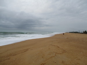 Grand Popon ranta päivällä.