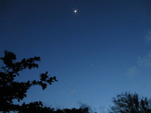 Aamutaivaalla pari päivää sitten.