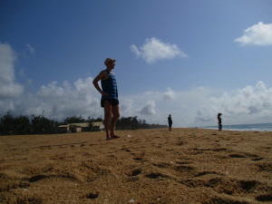 Tyypillistä puolipilvistä ja aina pilviä horisontissa.