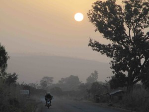 Eräs aamu Beninin pohjoisosassa.
