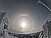 Sky halos in southern Germany