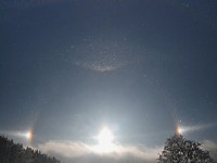 Diamond dust display in Dolni Morava