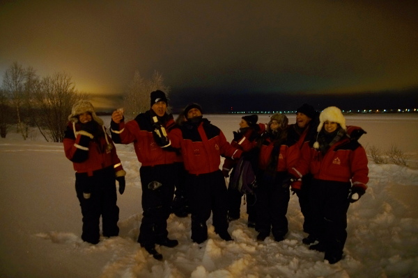 Revontulibongarit Israelista. Kuva Emma Herranen