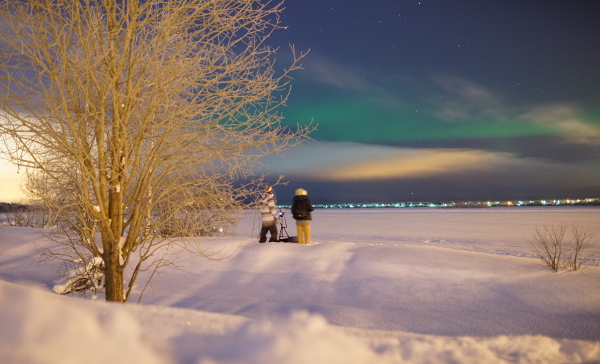 Pilvien välissä sentään vihersi. Kuva Emma Herranen