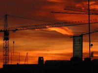 Stockmannin torni 'tulessa'