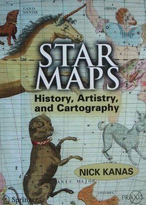 Esiteltävän kirjan Star Maps kansi Kirjan Star Maps kansi