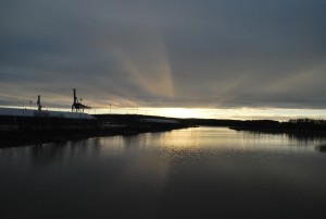 Heijastuneet pilvisäteet 17.12.2014