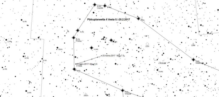 Taivaalla nyt – pikkuplaneetta 4 Vesta