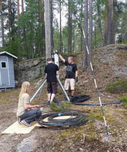 Tähtikallio kaapelointia 13.07.19