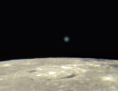 Uranuksen peittyminen Kuun taakse 2.1.2023