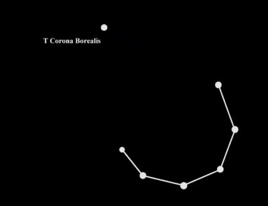 T Coronae Borealis, tyylikkäästi myöhässä