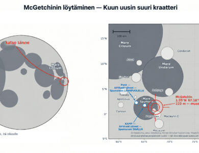 Kuuhun syntyi uusi kraatteri