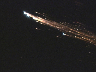 ATV-rahtialuksen (Jules Verne) tuhoutuminen Tyynen Valtameren yläpuolella syyskuun 29. päivänä vuonna 2008.