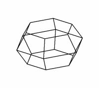 katkaistu kaksoispyramidi ilman keskiprismaa