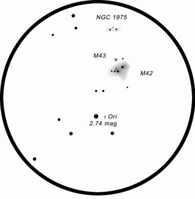 Messier 42, 43 + NGC 1975 | Petteri Kankaro