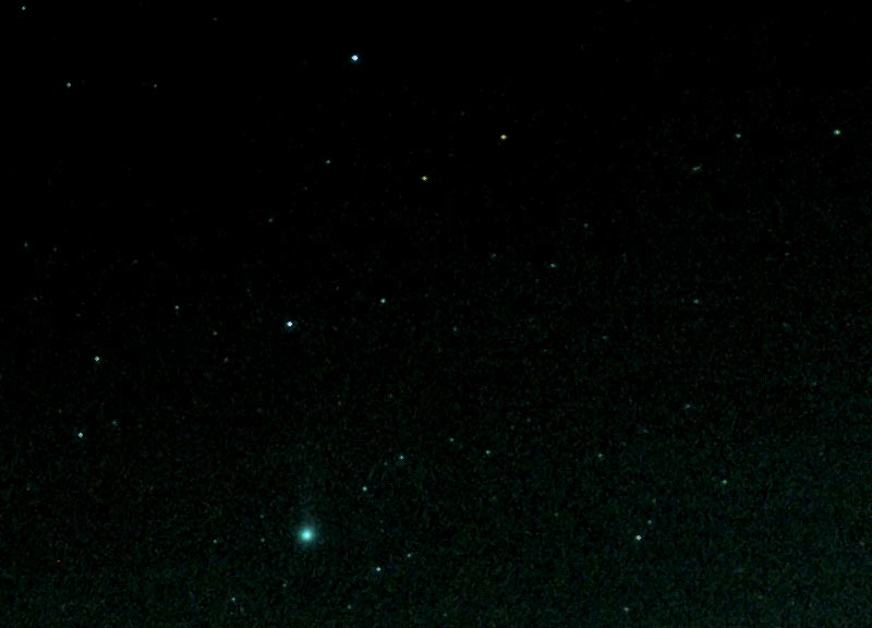 Kuu, planeetat ja komeetat C/2006 M4 (SWAN) Lokajoulukuu 2006