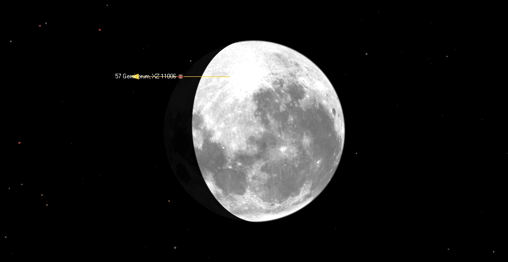 ZC 1117, 57 Geminorum tulee esiin Kajaanissa 23.11.2020