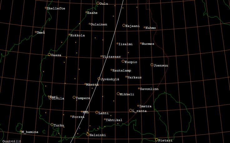 ZC 0646 -t�hden sivuamisviiva Suomessa