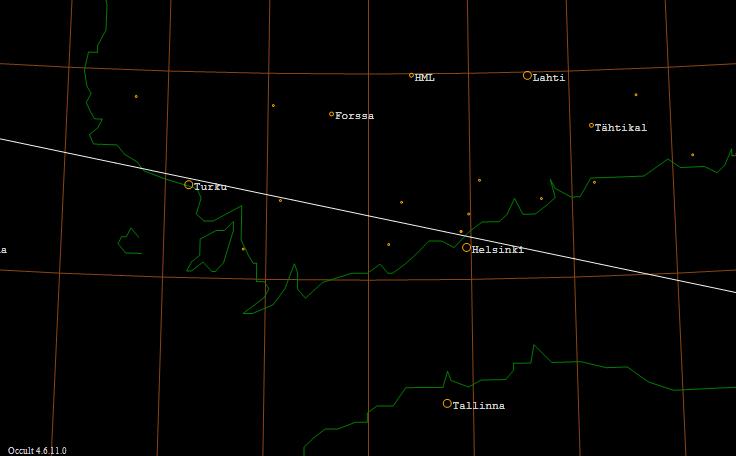 ZC 1393 -t�hden sivuamisviiva Suomessa