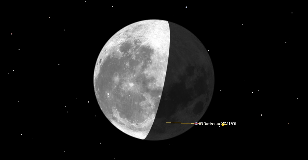 ZC 1193, 85 Geminorum tulee esiin Helsigiss� 30.10.2018