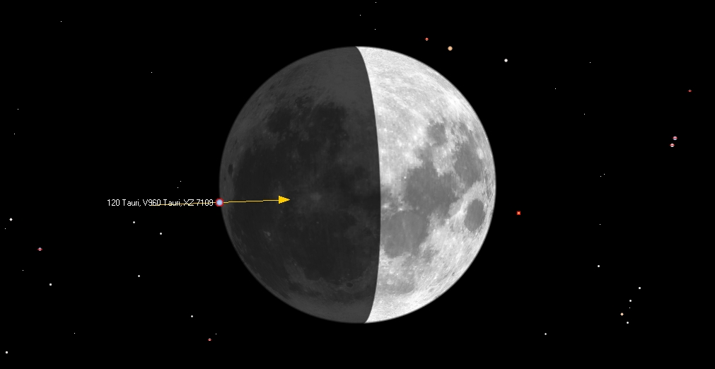 ZC 0836, 120 Tauri peittyy Joensuussa 24.03.2018