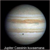 Jupiter Cassinin kuvaamana