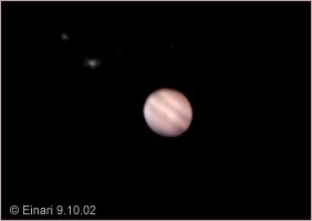 Jupiter webkameralla 9.10.02