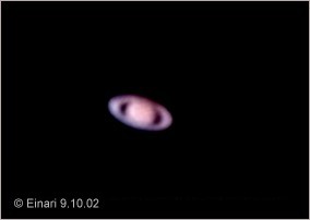 Saturnus webkameralla 9.10.02