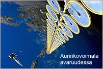 Aurinkovoimala avaruudessa
