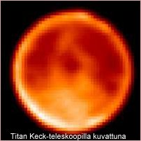 Titan Keck-teleskoopilla kuvattuna