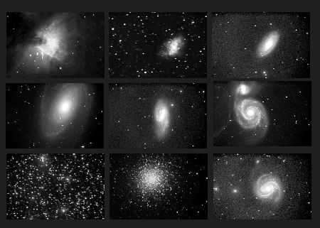 Messier-maratonin tuloksia