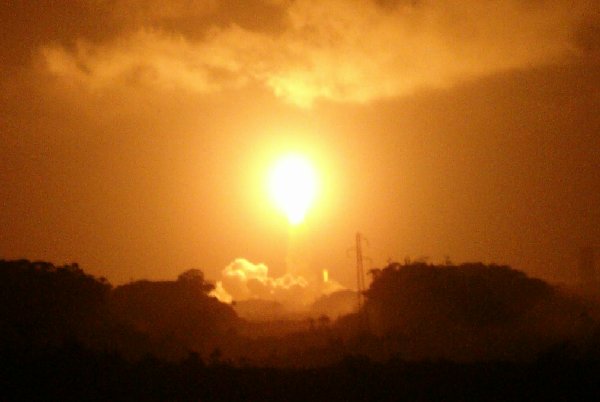 Rosetta launch photo by Davide Bonetti